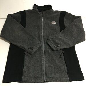 The North Face Boys Large Gray Fleece Jacket Full Zip